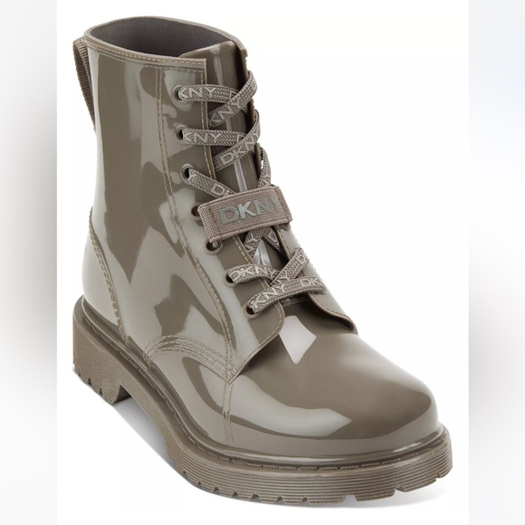 DKNY lace up rain booties - Picture 2 of 9